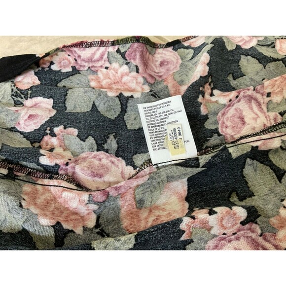 NWT American Eagle Outfitters Dress XXS Black Floral Maxi dress Open Back - Picture 11 of 14